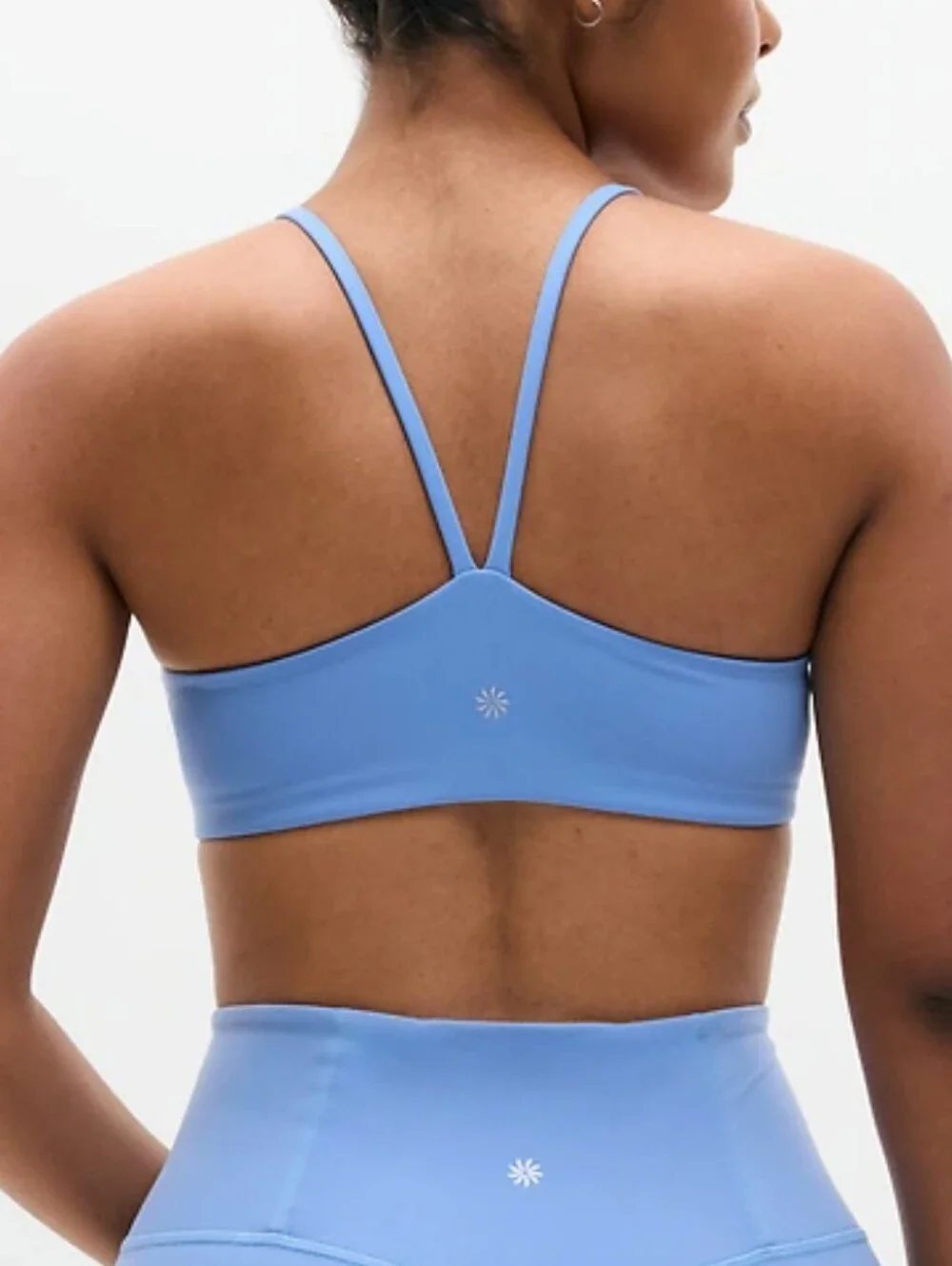 Athleta Transcend Scoop Bra A-C Cup Blue NWT